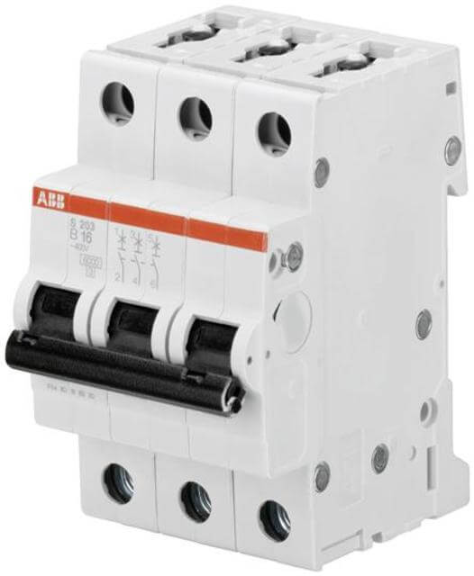 ABB LS-Schalter B16A 3-pol. 6kA
