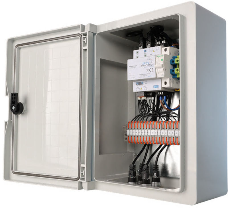 Zewo Dynamics Modulbox Zewo Dynamics Modulbox, Seitenansicht, auf weißem Hintergrund