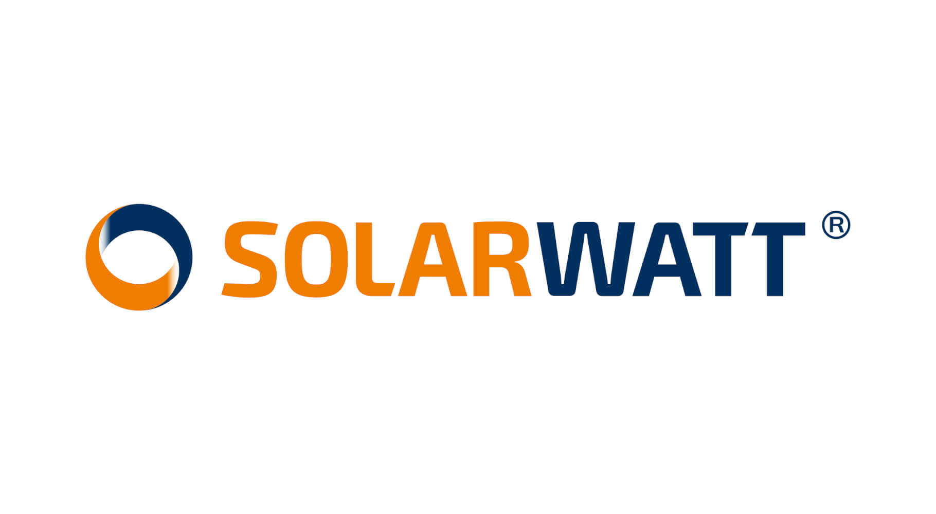 SolarWatt Logo, auf weißem Hintergrund
