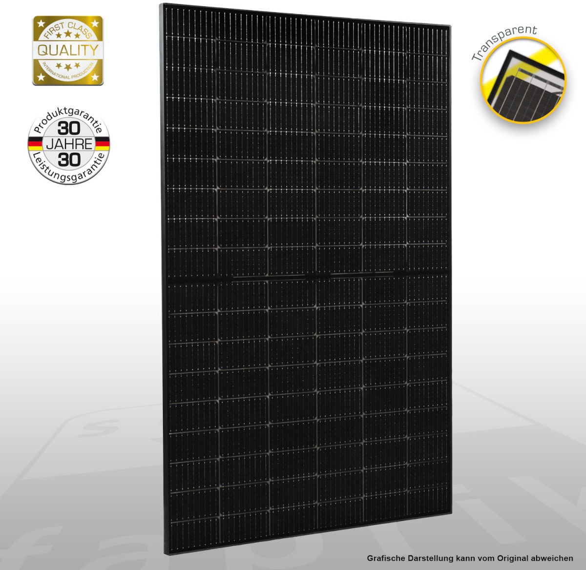 Solar Fabrik Solarmodul Mono S4 Halfcut Innovation Powerline N 425 W, Doppelglas