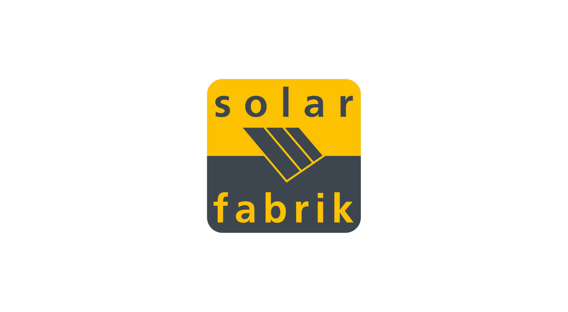 Solar Fabrik Logo, auf weißem Hintergrund