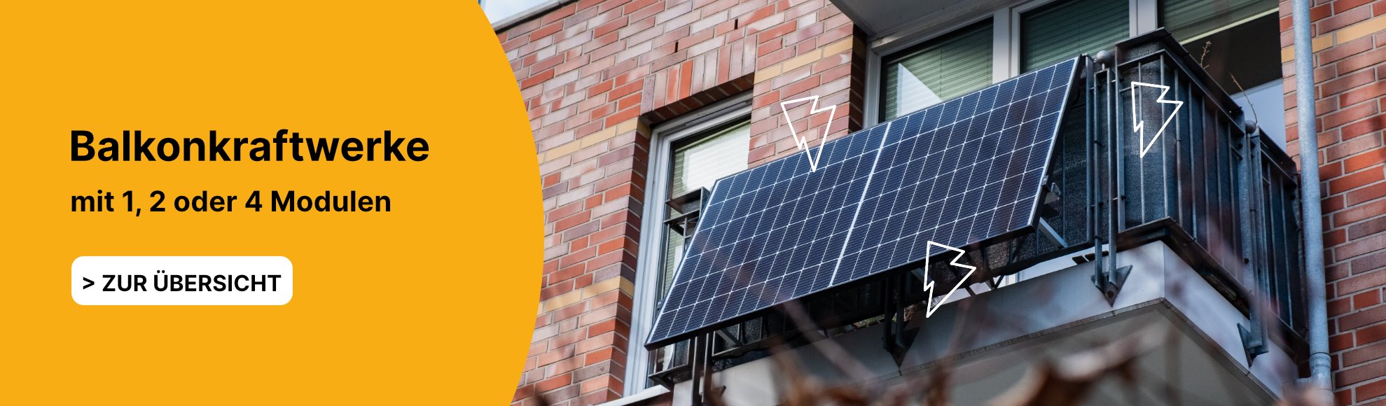 Balkonkraftwerk kaufen Foto einer Mini-Solaranlage montiert an einem Ballkon