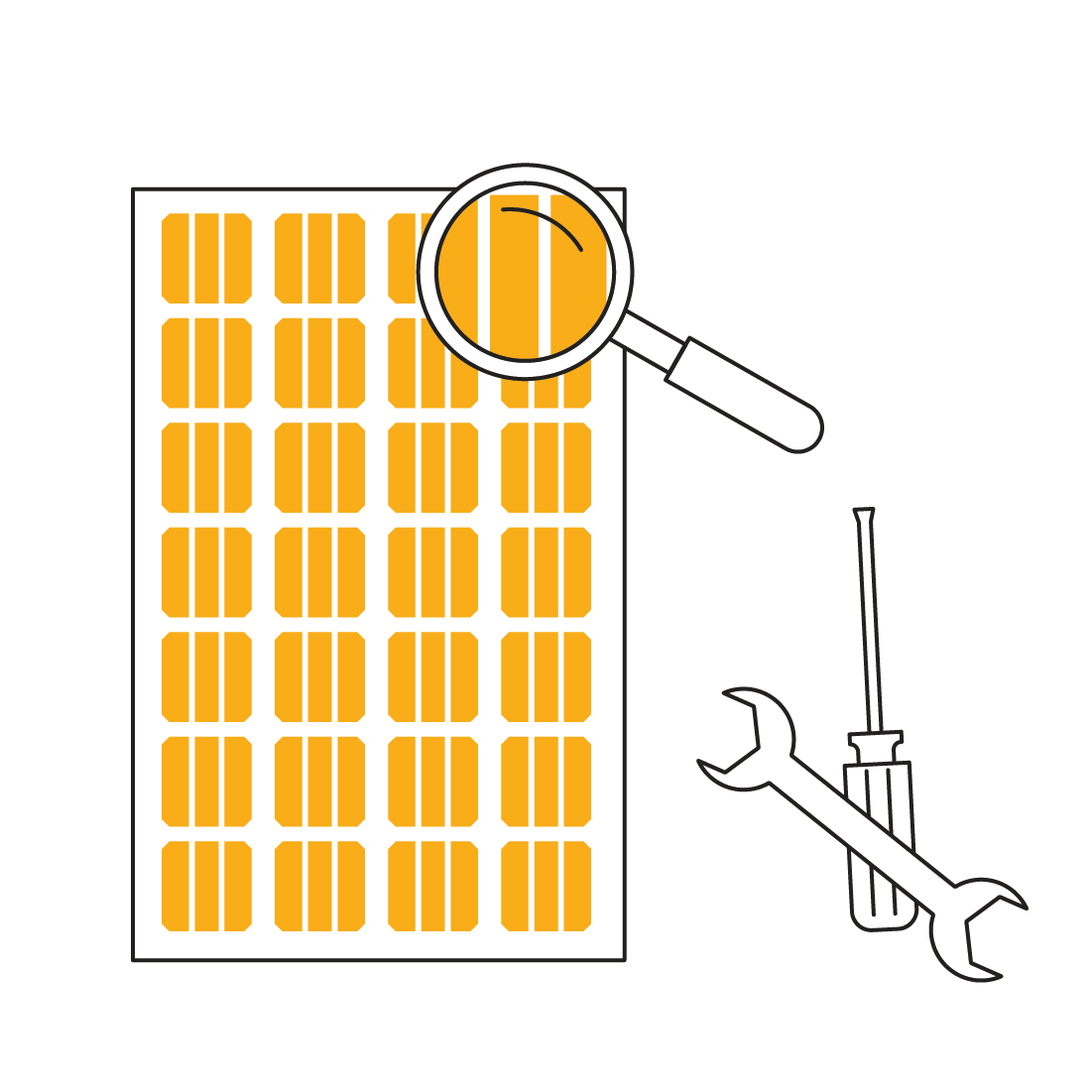 Illustration Instandhaltung Illustration Instandhaltung und Reparatur