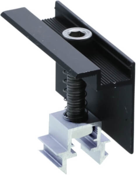 Avanti Photovoltaik Modul Unterkonstruktion EKL Modulklemme Klick, 35 mm, schwarz