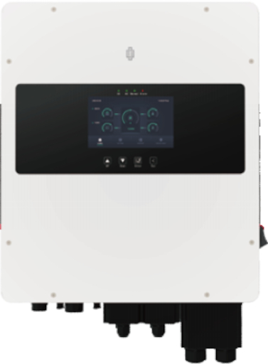 GS Hub Hybrid-Wechselrichter 14 kW, Frontalansicht, vor weißem Hintergrund